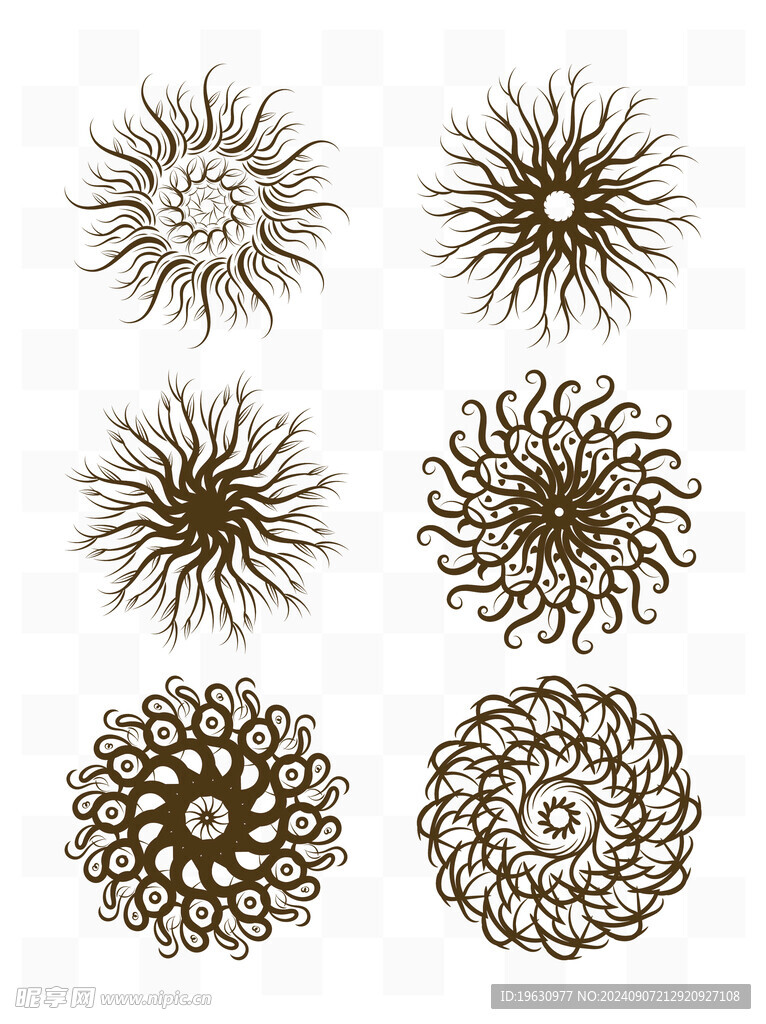 欧式花纹底纹