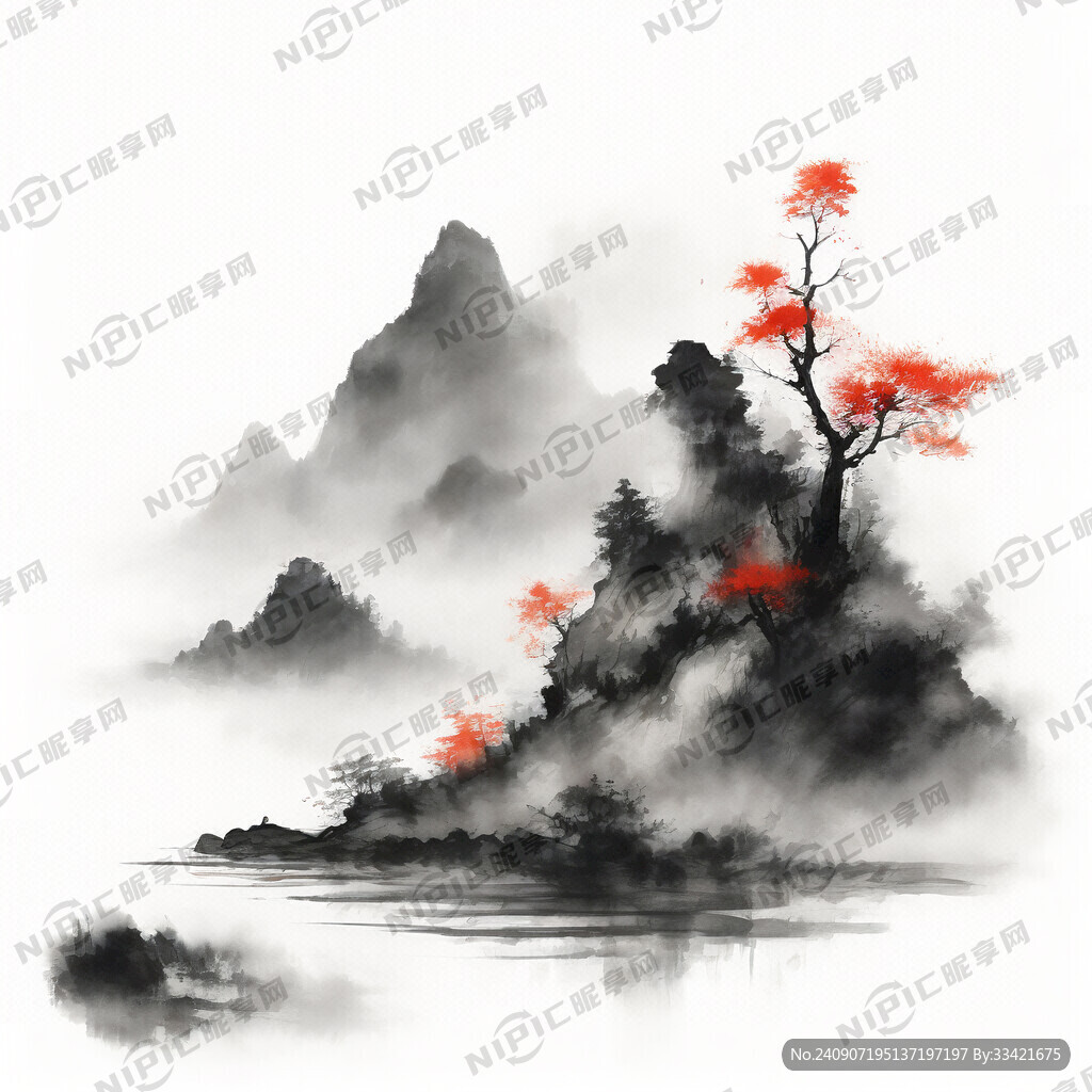 水墨风格 写意 意境 高雅