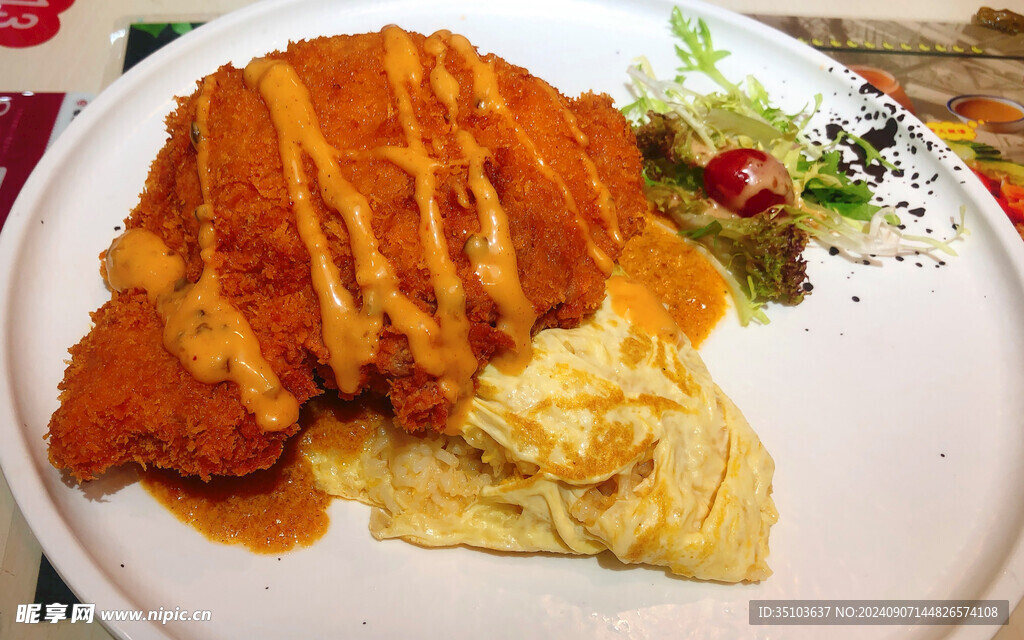 猪排蛋包饭