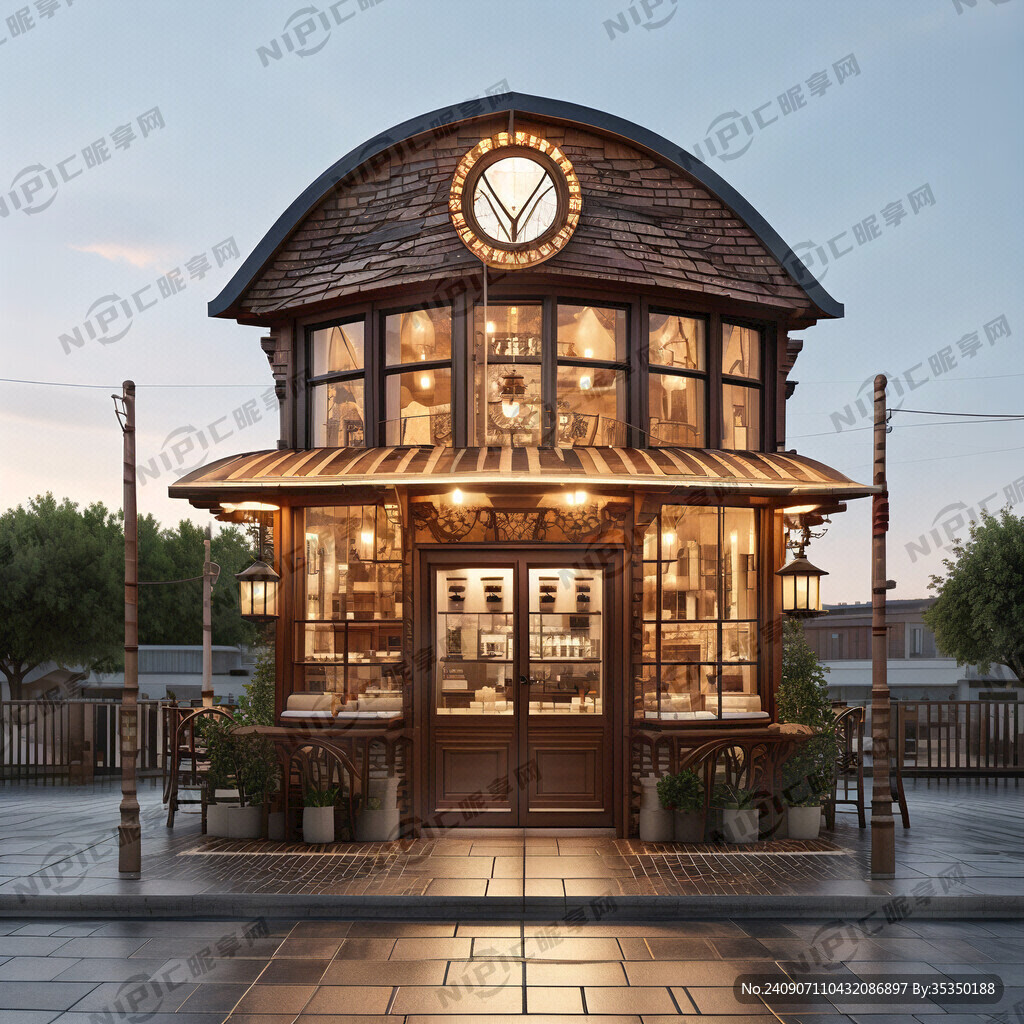 西餐厅小门头造型设计420乘3