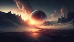 异星环境科幻场景星外星时空图片