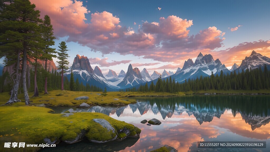 奇妙全景山草花峡谷惊人美景