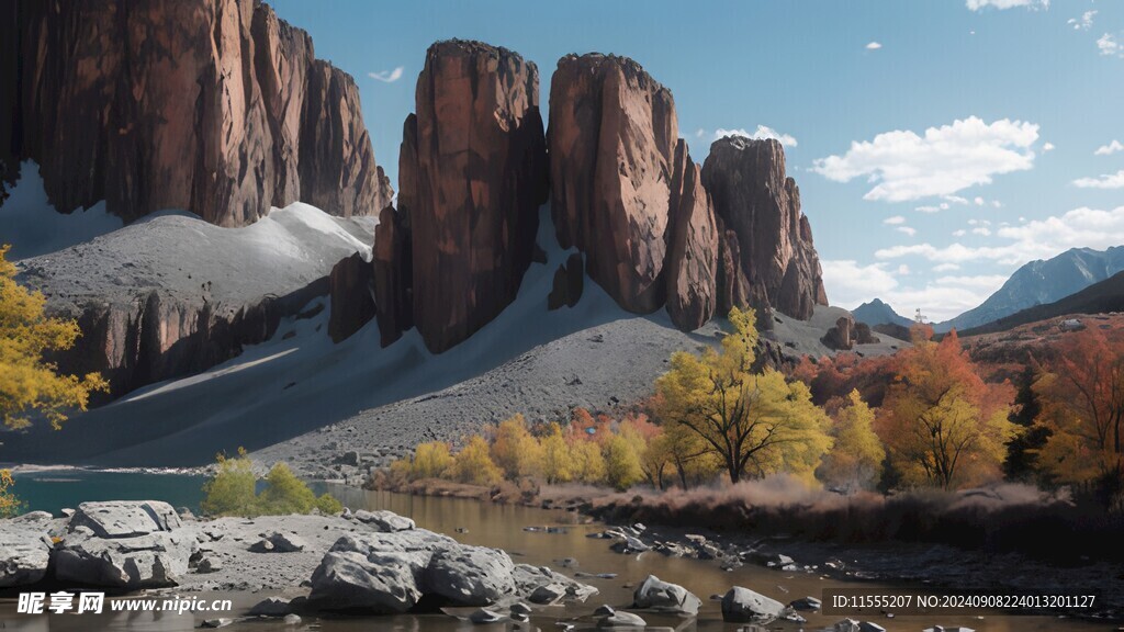 奇妙全景山草花峡谷惊人美景