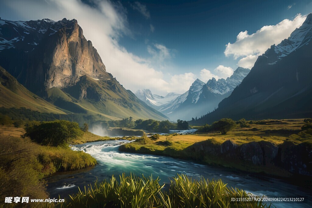 大气磅礴意大利北部白云岩美景