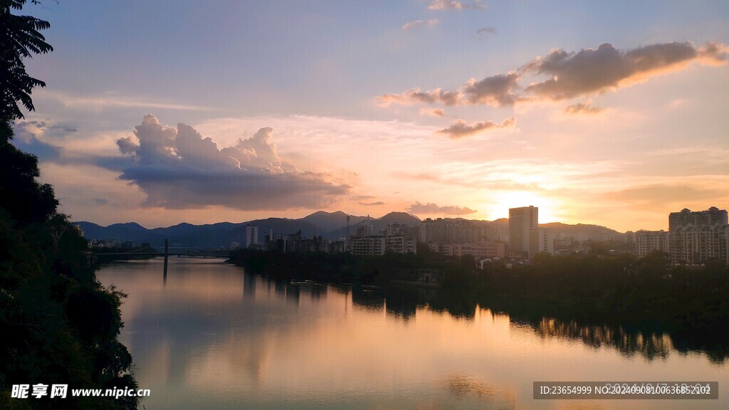 沙溪河倩影