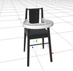 C4D模型 宝宝椅