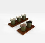 C4D模型 茶杯