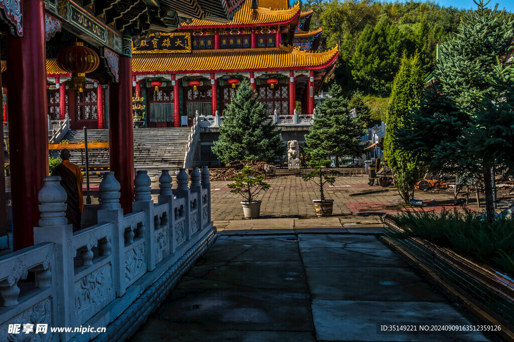 兰西东林寺风景