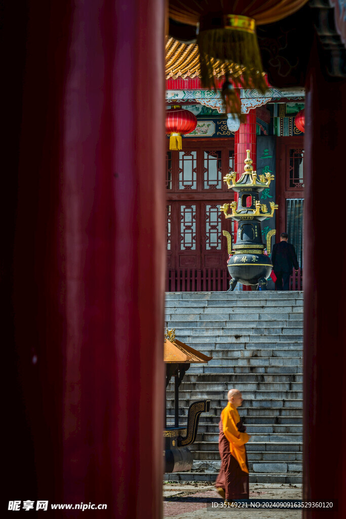 兰西东林寺风景