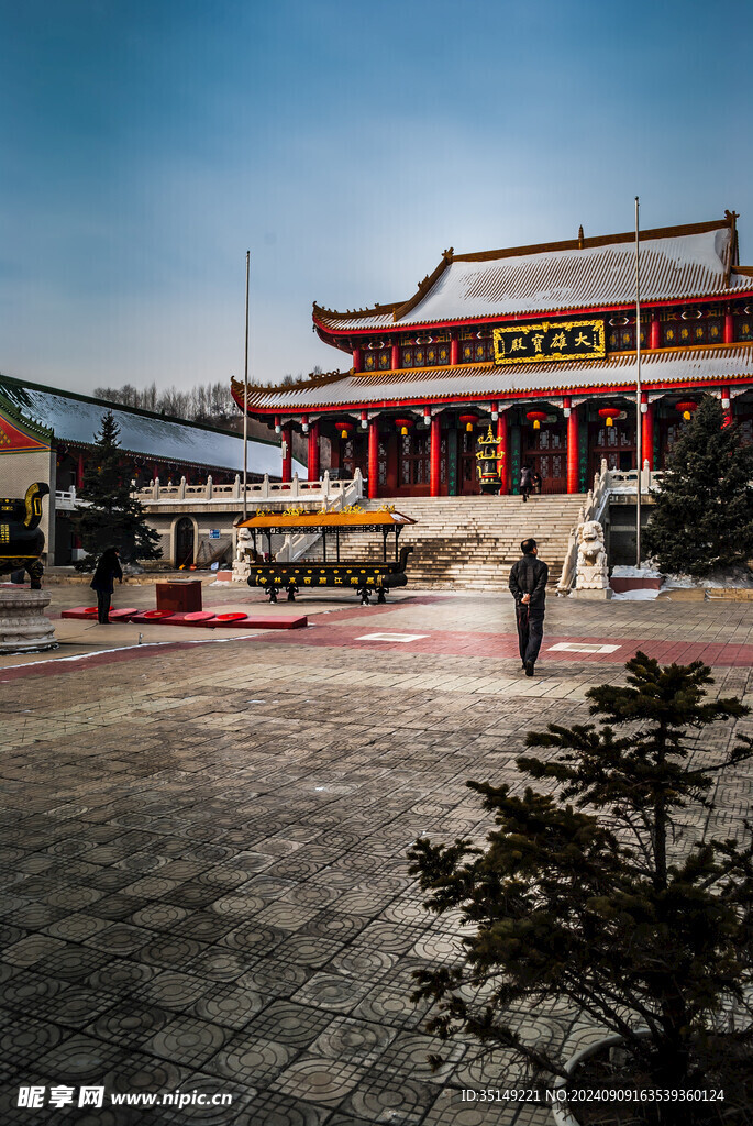 兰西东林寺风景