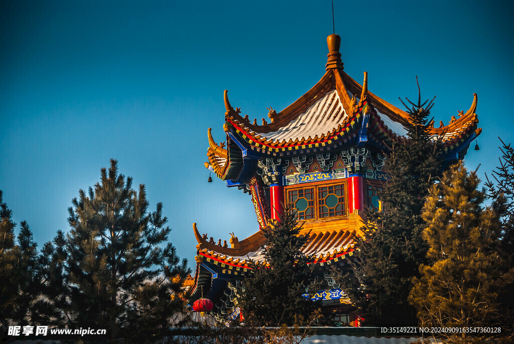 兰西东林寺风景