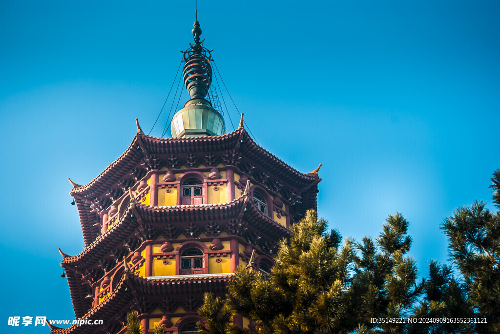 兰西东林寺风景