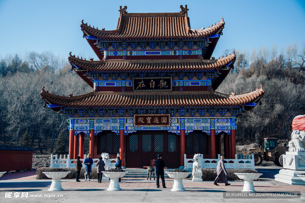 兰西东林寺风景