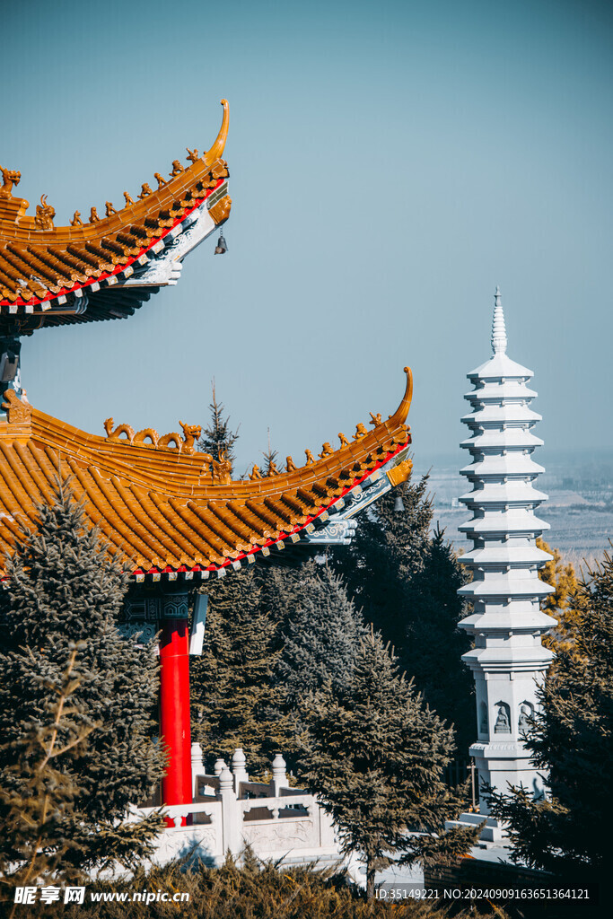 兰西东林寺风景