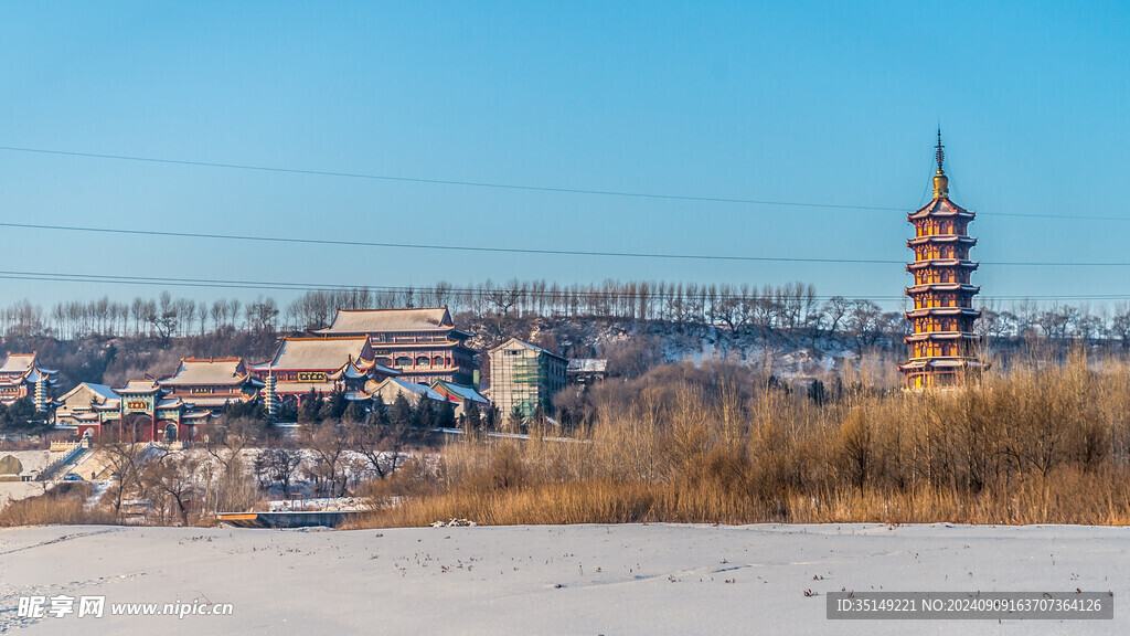 兰西东林寺风景