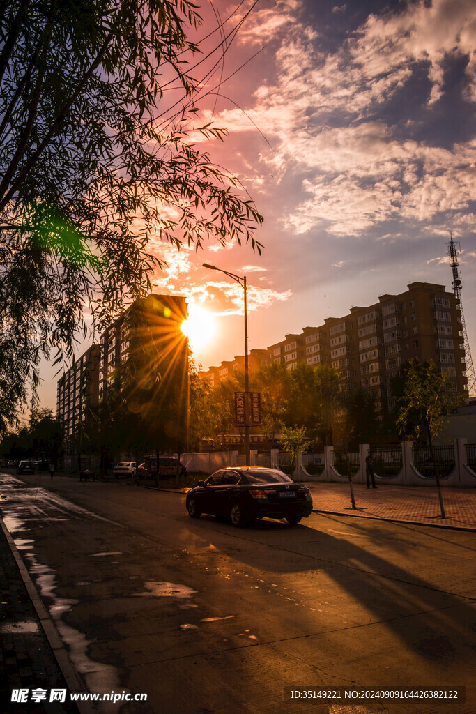 兰西街道风景