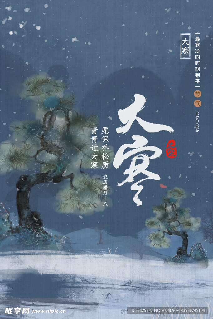 大寒海报