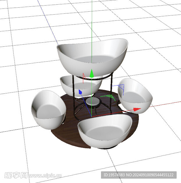 C4D模型 餐具