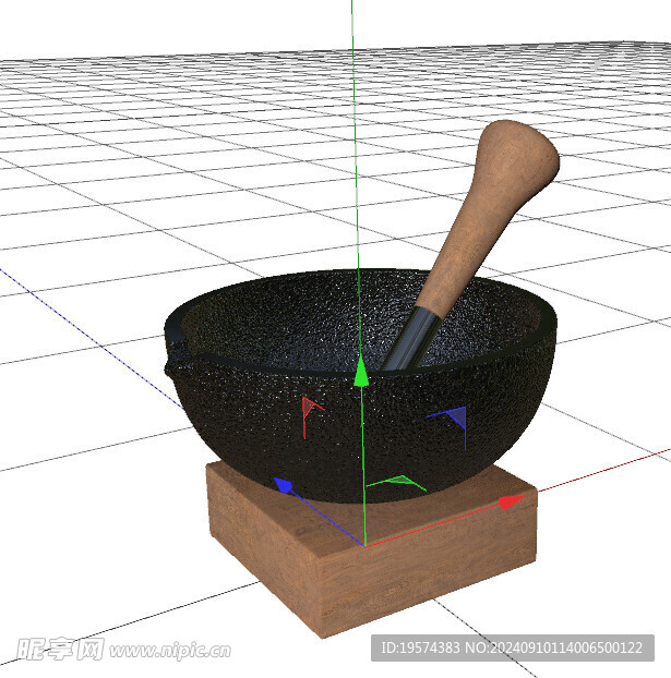 C4D模型 碗