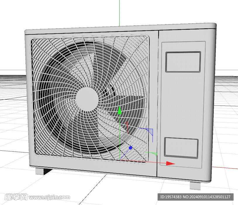 C4D模型 空调