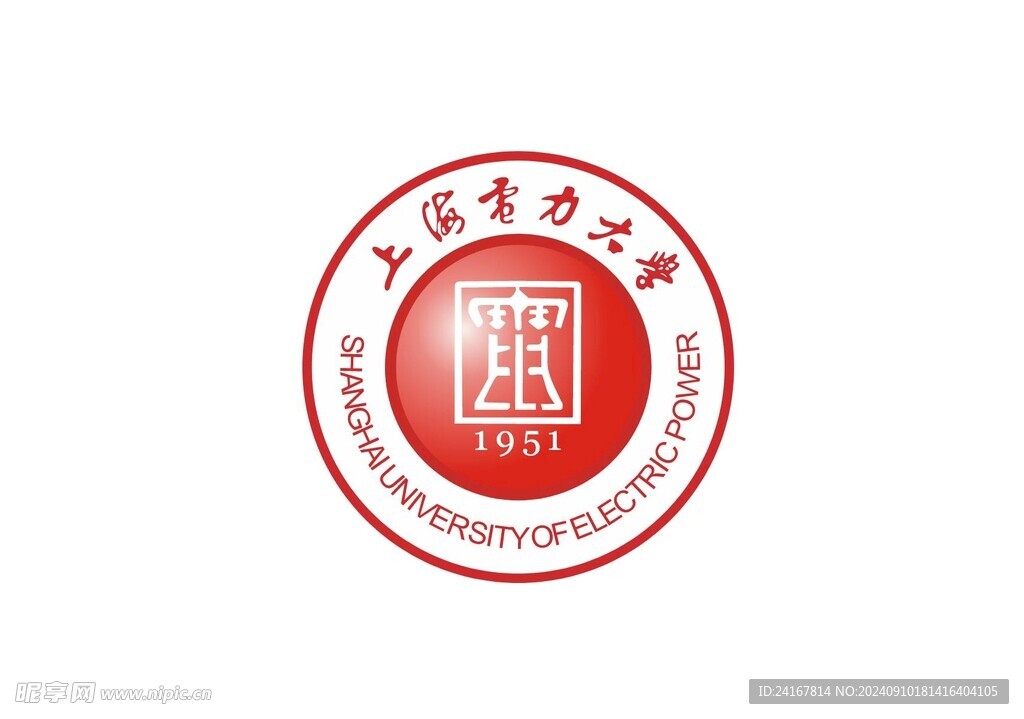 上海电力大学校徽标志logo