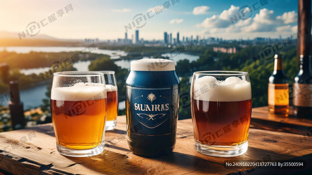 精酿啤酒市场蓝海探索幻灯片封面