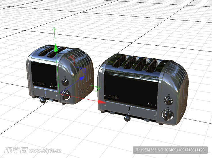 C4D模型 吐司机