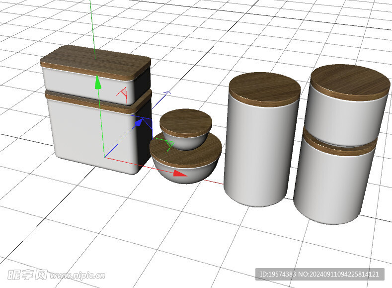 C4D模型 餐具