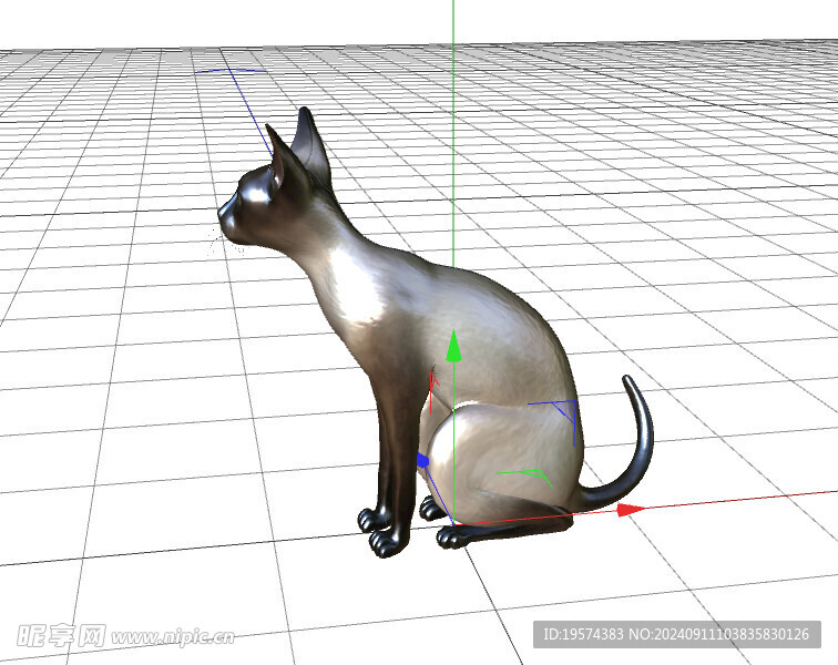 C4D模型 猫