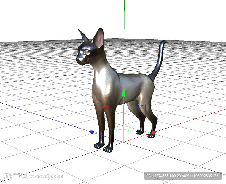 C4D模型 猫
