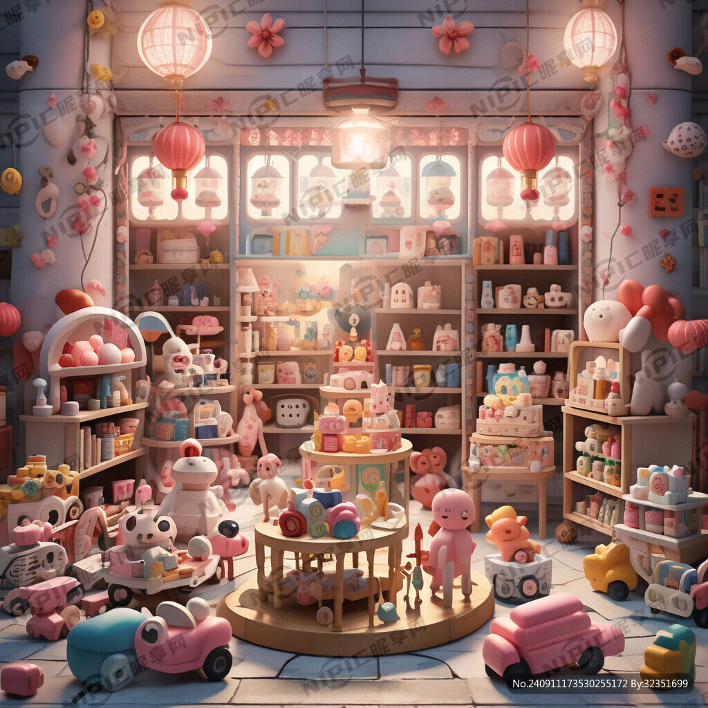 可爱少女心的玩具店