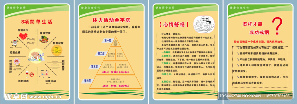 健康饮食宣传