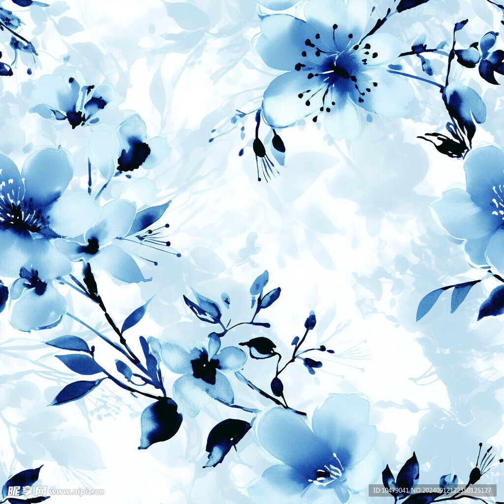 扎染花