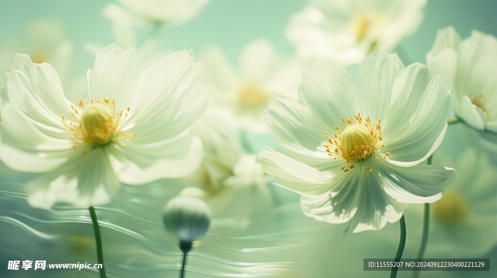 清爽鲜花花瓣花朵露珠背景图