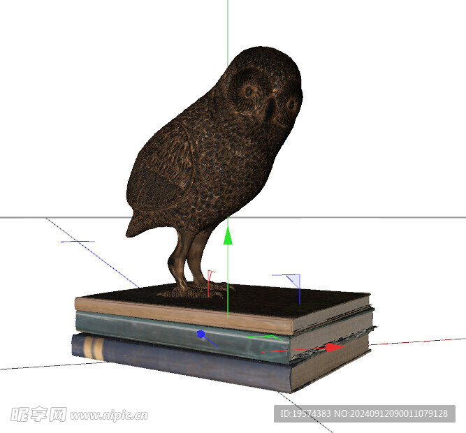 C4D模型 书