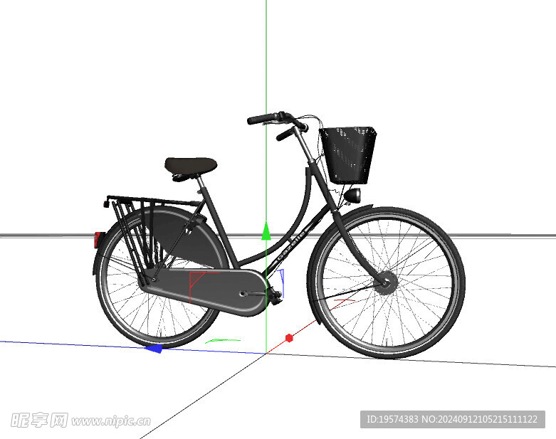 C4D模型 自行车