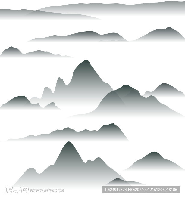山水剪影