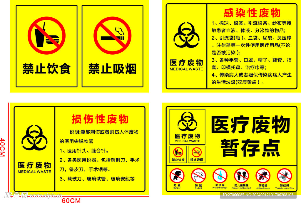 医院禁止标识