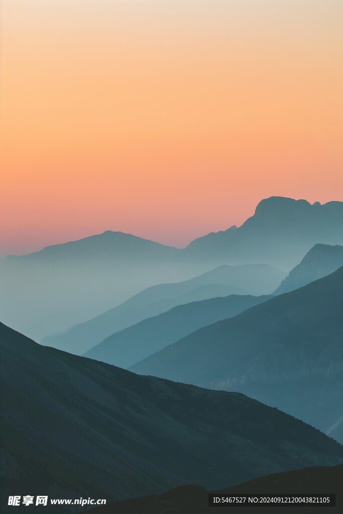 水墨 远山