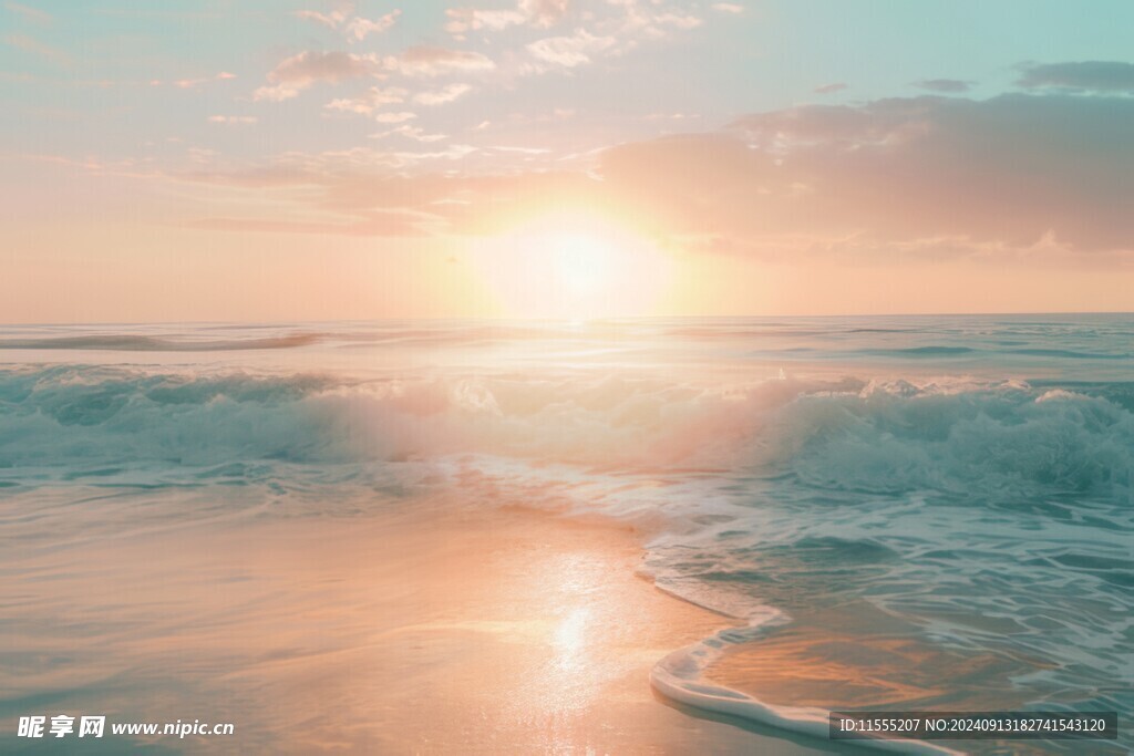 海边晚霞风景