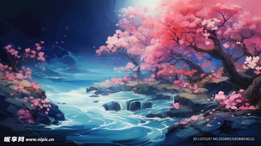 海边晚霞风景