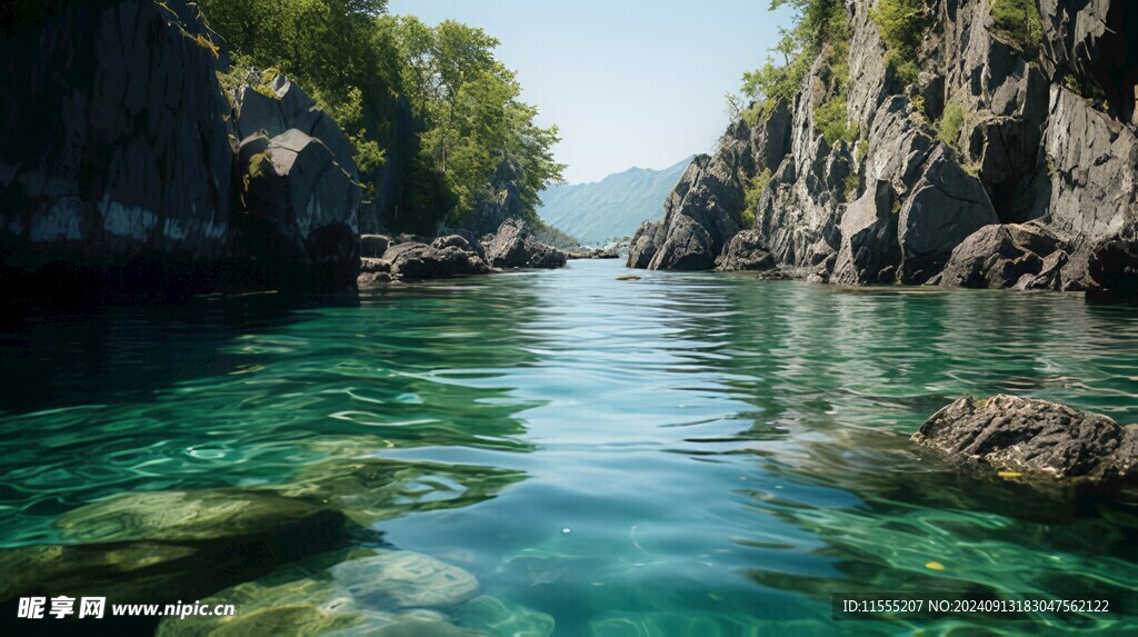 世外桃源海景隐秘海岛场景图