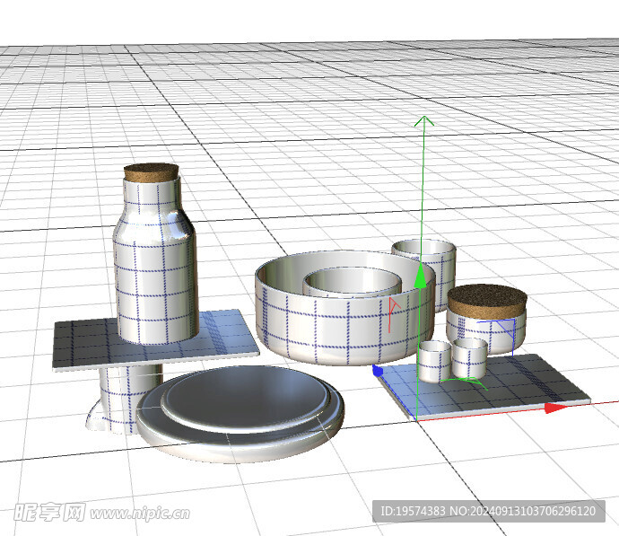 C4D模型 餐具