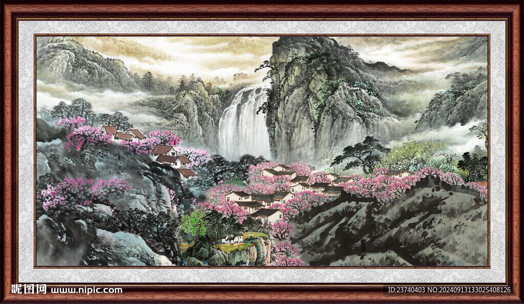 山水画国画 