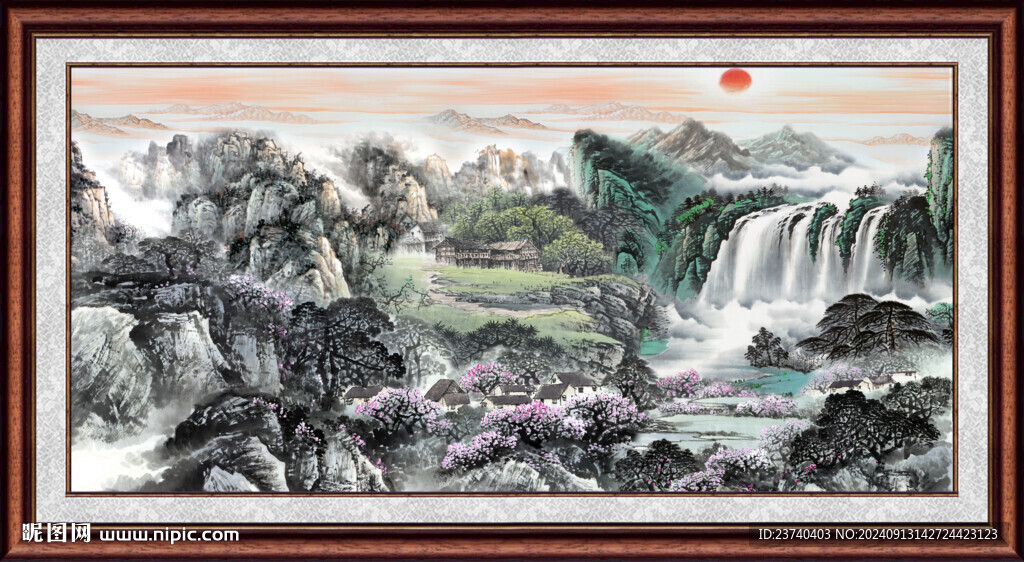 中堂国画 
