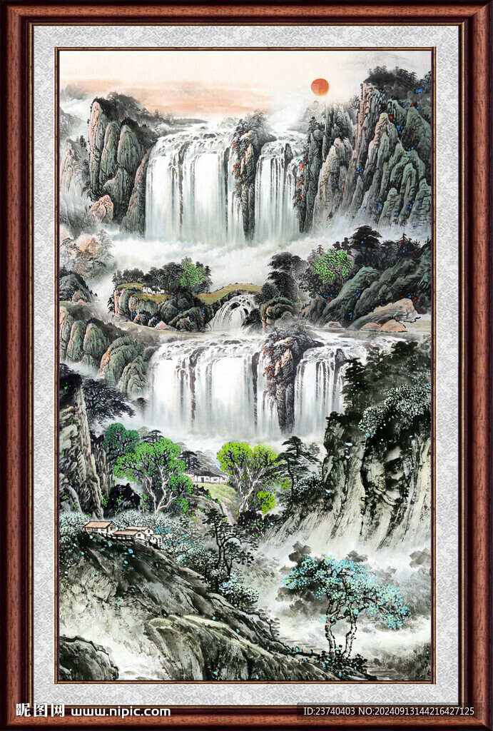 国画山水画