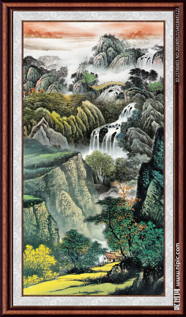 客厅山水画 