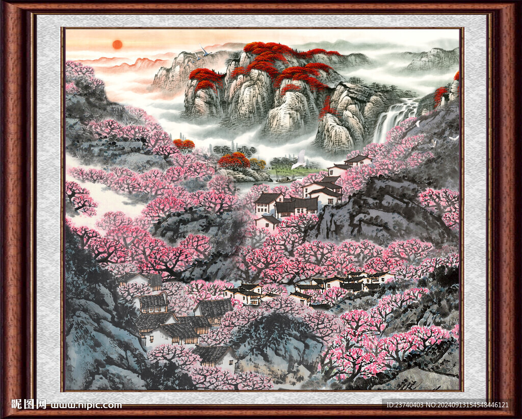 客厅山水画