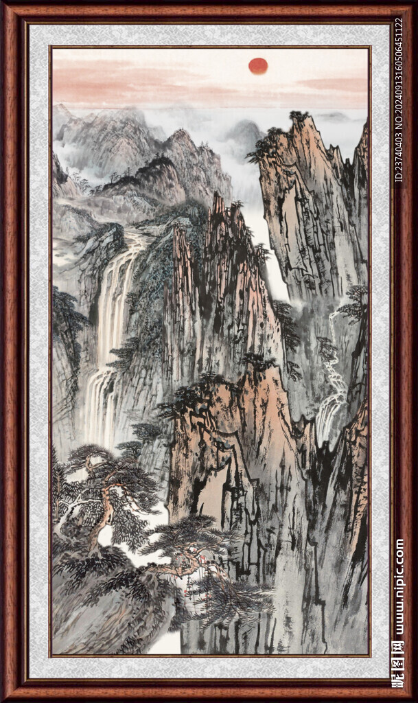 客厅山水画