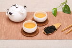 茶文化白瓷瓷器泡茶场景展示